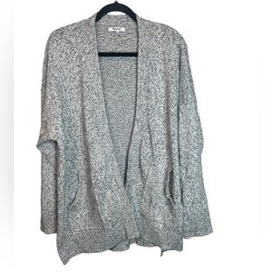 Madewell Cardigan Sweater women’s size XL heather gray cottage grandma core